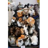A collection of Lomonosov animals figures and assorted other figures Condition Report: Available