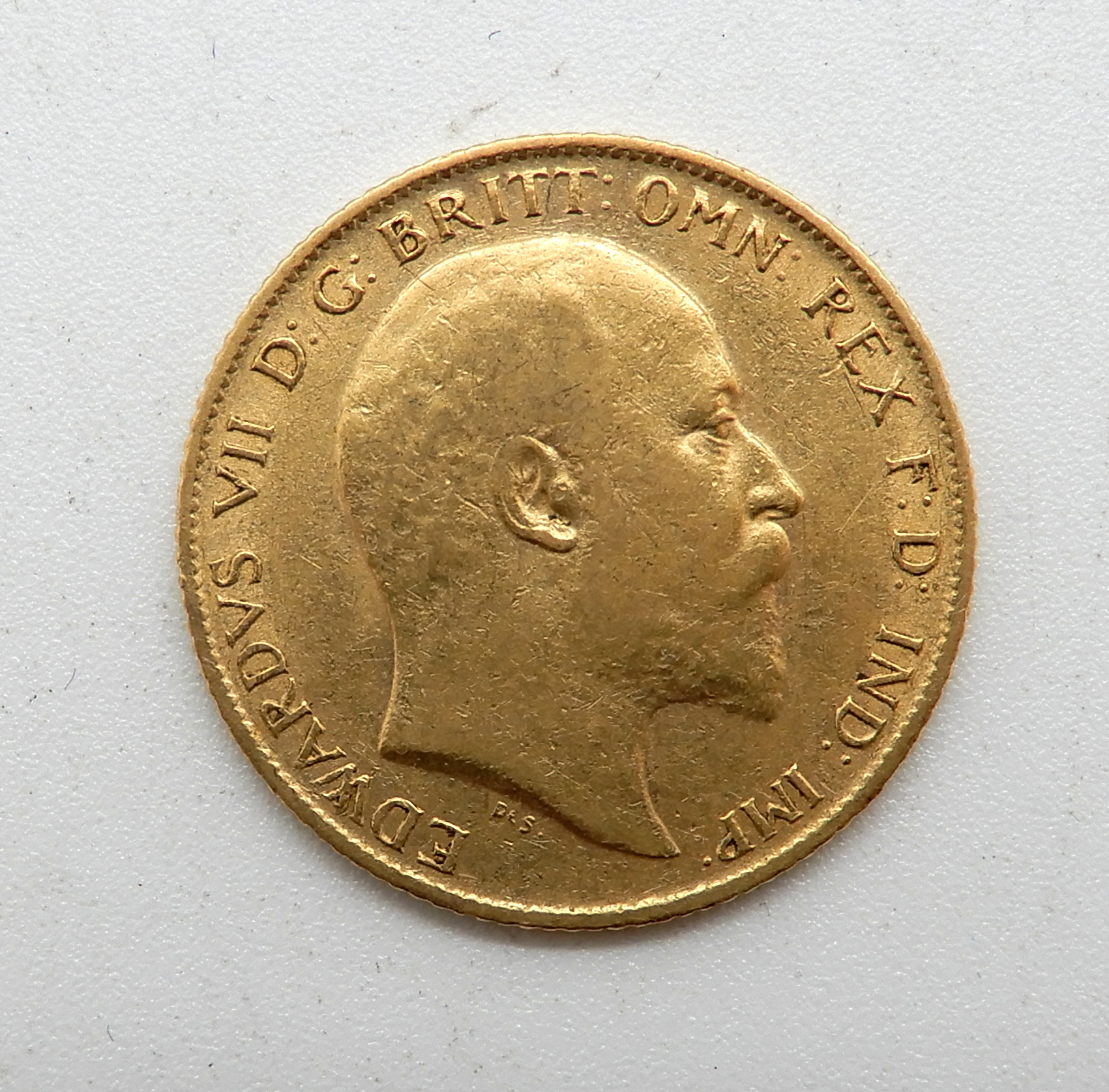 A gold half sovereign, 1907 Condition Report: Available upon request - Image 2 of 2