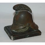 A Phoenix World reproduction fireman helmet, 14 x 14cm Condition Report: Available upon request