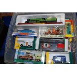 A collection of Dinky, Lledo and other model trucks, cars etc Condition Report: Available upon