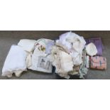 Assorted table linen, cotton garments etc Condition Report: No condition report available for this