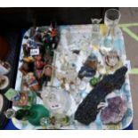 Assorted Swarovski figures, Nachtmann mouse, scent bottles, Airfix soldiers etc Condition Report: