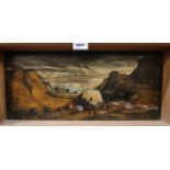 TOM SHANKS RSW, RGI, PAI Landscape, signed, oil on board, dated, (19)51, 23 x 50cm Condition Report: