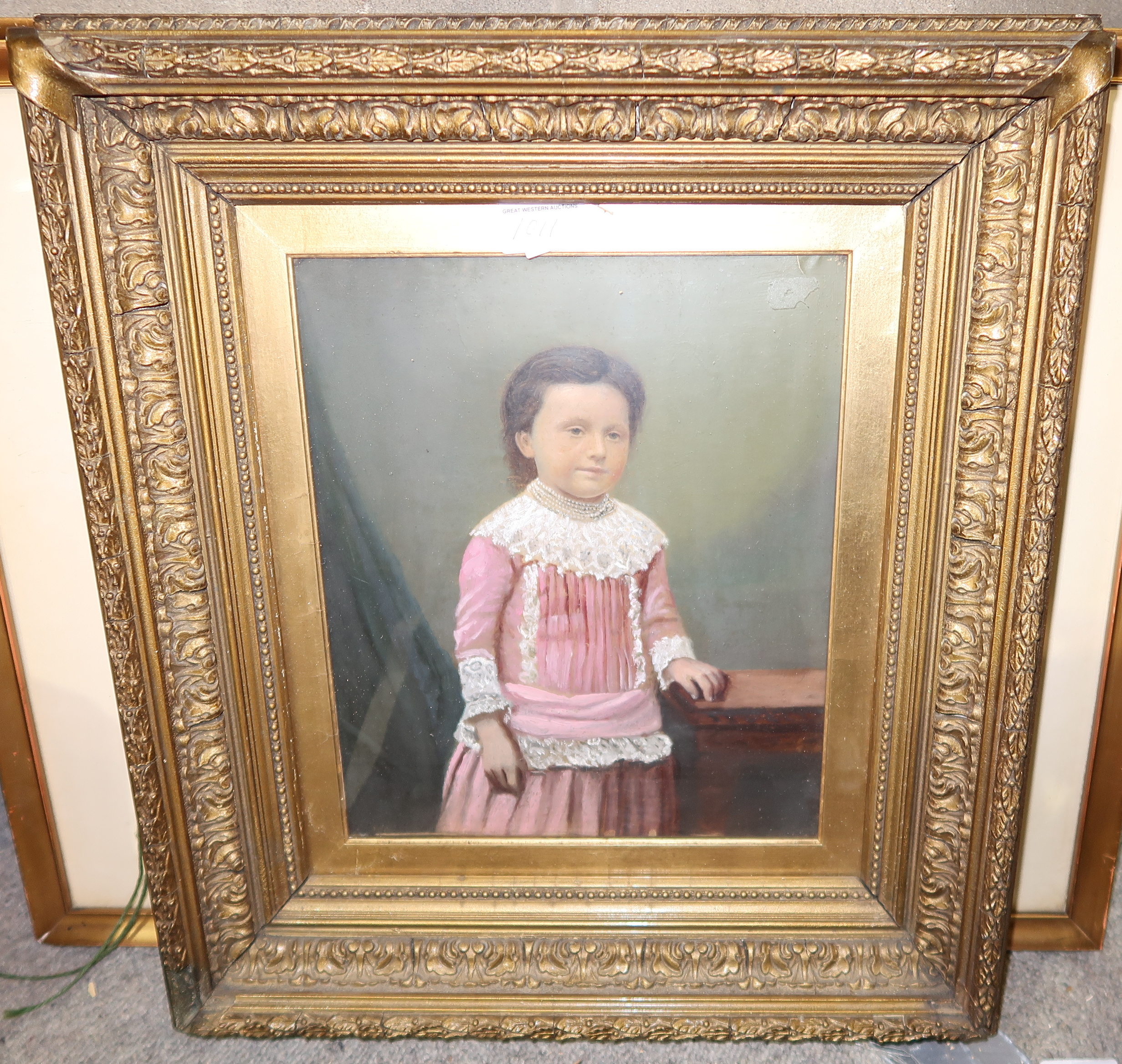 PETER BUCHANAN In Lunan Bay, oil on board, 24 x 35cm, J MIDDLETON portrait of a girl, 30 x 25cm - Image 2 of 4