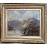 A WILLIAMS Highland landscape, signed, oil on canvas board, 40 x 50cm Condition Report: Available