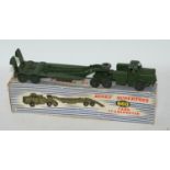 A Dinky 660 Tank Transporter in original box and a collection of Dinky and other model military
