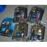 A collection of Stargate SG1 figures all in original blister packs Condition Report: Available