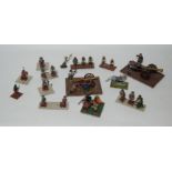 A large collection of of lead soldiers and accessories etc Condition Report: Available upon request