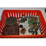 A collection of miscellaneous including coins, ceramic figures etc Condition Report: Available