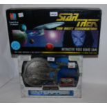 Five various Star Trek Enterprise models, Star Trek Enterprise phone and Star Trek game all in