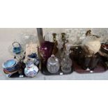 An Italian Flavia pottery vase, a Mason's ironstone jug, a pottery cheese dish, assorted
