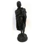 A spelter statute of Robert Burns Condition Report: Available upon request