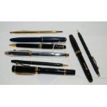 A collection of various pens including Cross etc Condition Report: Available upon request