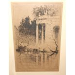 FIVE VARIOUS PICTURES comprising;etchings, photograph and an oil (5) Condition Report: Available