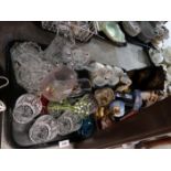 Edinburgh crystal tumblers, assorted ornaments, teawares etc Condition Report: No condition report