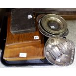 A tray lot of EP items and cased cutlery Condition Report: Available upon request