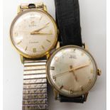 A 9CT ASTRAL WATCH AND A GOLD PLATED CYMAFLEX WATCH the 9ct Astral watch ***NEED HALLMARK FOR