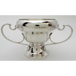 AN ARTS AND CRAFTS SILVER BOWL by Elkington & Company Limited, Birmingham 1903, of tapering circular