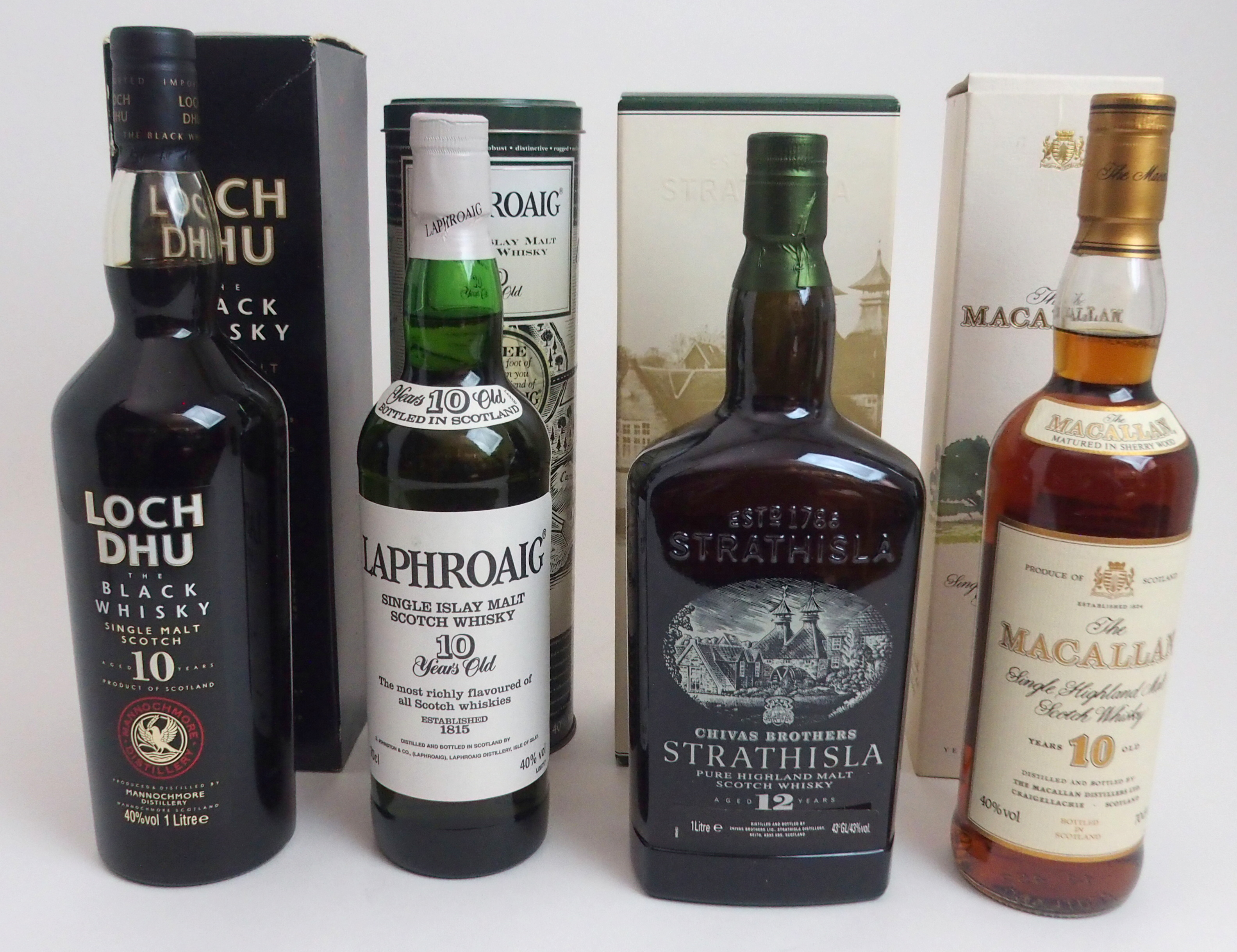 A COLLECTION TWELVE BOTTLES OF MALT WHISKY including Lagavulin 16 year old in presentation case with - Image 5 of 5