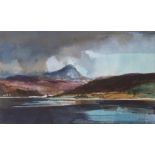 TOM H SHANKS RSW, RGI, PAI (SCOTTISH 1921-2020) BEN LOMOND LOCH ARD Watercolour, signed, 20 x