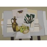 •MARGARET MCGAVIN (SCOTTISH B. 1924) PAINTED MOTH Watercolour, signed, 53 x 72cm (21 x 28 1/2")