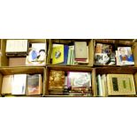 SIX BOXES OF BOOKS on a variety of subjects Estate of Alasdair Gray Condition Report: Available upon