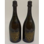 TWO BOTTLES OF DOM PERIGNON CHAMPAGNE, 1985 125% Vol Condition Report: Available upon request