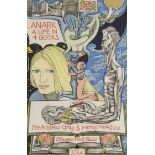 ALASDAIR GRAY (SCOTTISH 1934-2019) LANARK - A LIFE IN FOUR BOOKS Screenprint, signed and numbered