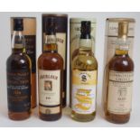 A COLLECTION OF ELEVEN BOTTLES OF MALT WHISKY including Aberlour 10 year old, Jura 10 year old, Caol
