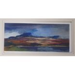 TOM H SHANKS RSW. RGI, PAI (SCOTTISH 1921-2020) LOCH EIL INVERNESS SHIRE; LOCH AND MOUNTAINS