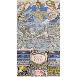 ALASDAIR GRAY (SCOTTISH 1934-2019) LANARK - BOOK FOUR Screenprint, signed and numbered 5/60, 58 x