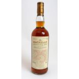 A BOTTLE OF MACALLAN ANNIVERSARY MALT 25 YEAR OLD distilled 1966, bottled 1992, 43%vol, 75cl