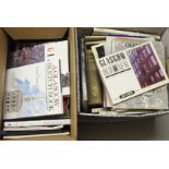 A QUANTITY OF BOOKS ON GLASGOW (two boxes) Estate of Alasdair Gray Condition Report: Available