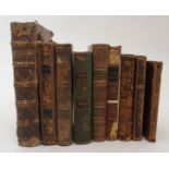 NINE VARIOUS ANTIQUARIAN BOOKS including Scander-Beg, 1743, An Account War, 1666, The Life and