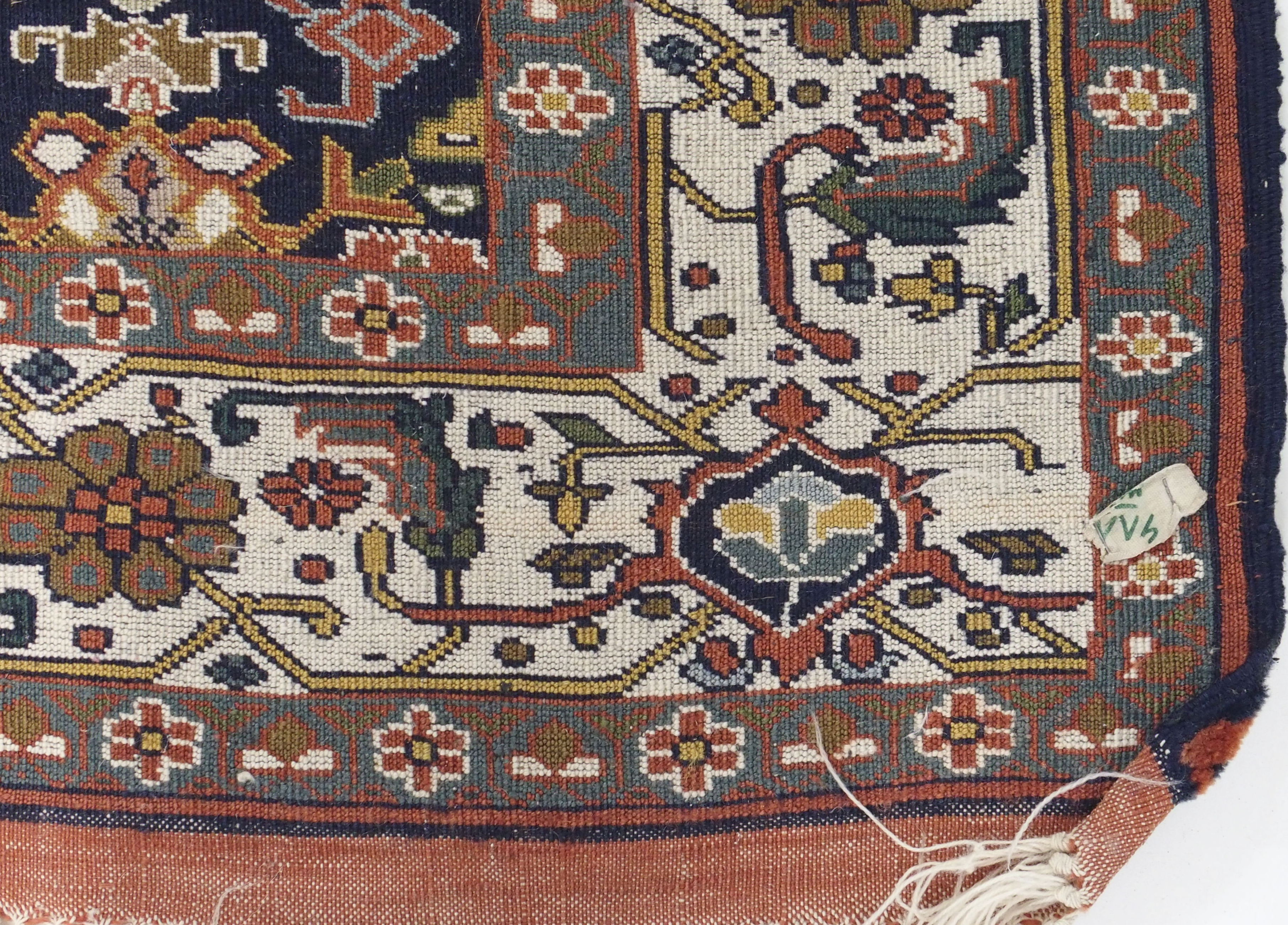 A TERRACOTTA GROUND EASTERN RUG with central medallion, 190cm x 137cm Condition Report: Available - Image 5 of 5