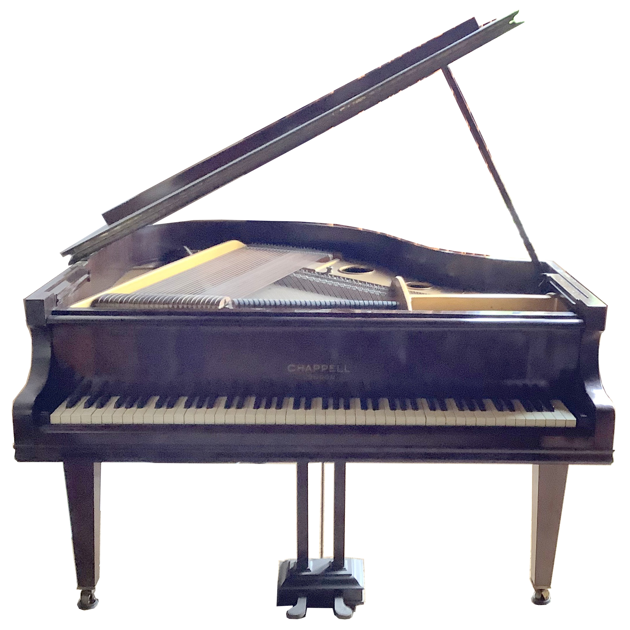 A MAHOGANY CHAPPELL BABY GRAND PIANO model no 7368A, 98cm high x 143cm wide x 125cm deep Condition