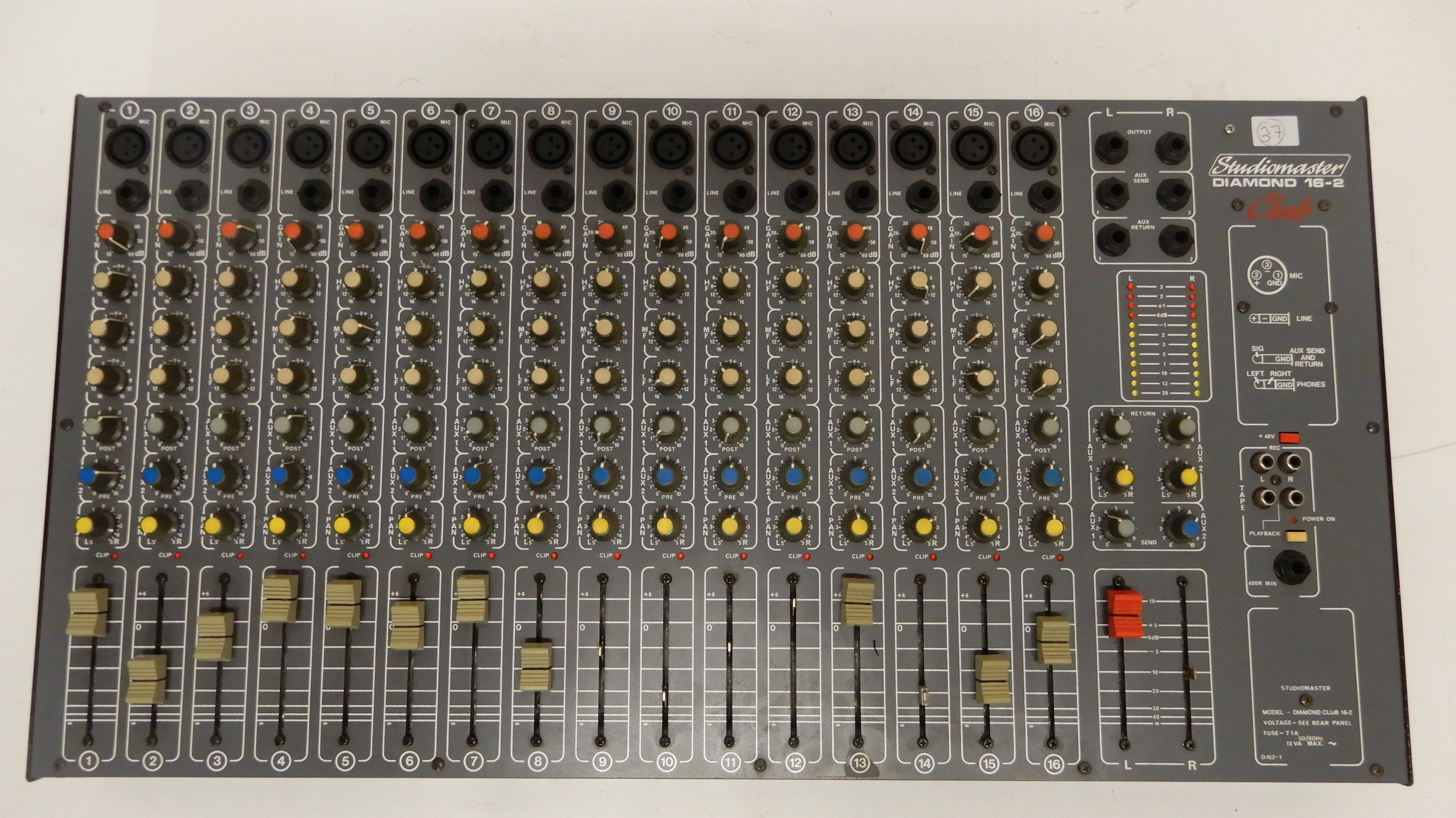 A Studiomaster Diamond 16-2 mixer Condition Report: Available upon request - Image 2 of 3