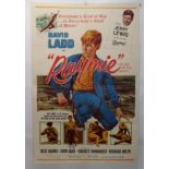 "RAYMIE" movie poster, 1960, dedicated and autographed by John Agar, horizontal and vertical