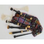 A part set of homemade bagpipes Condition Report: Available upon request