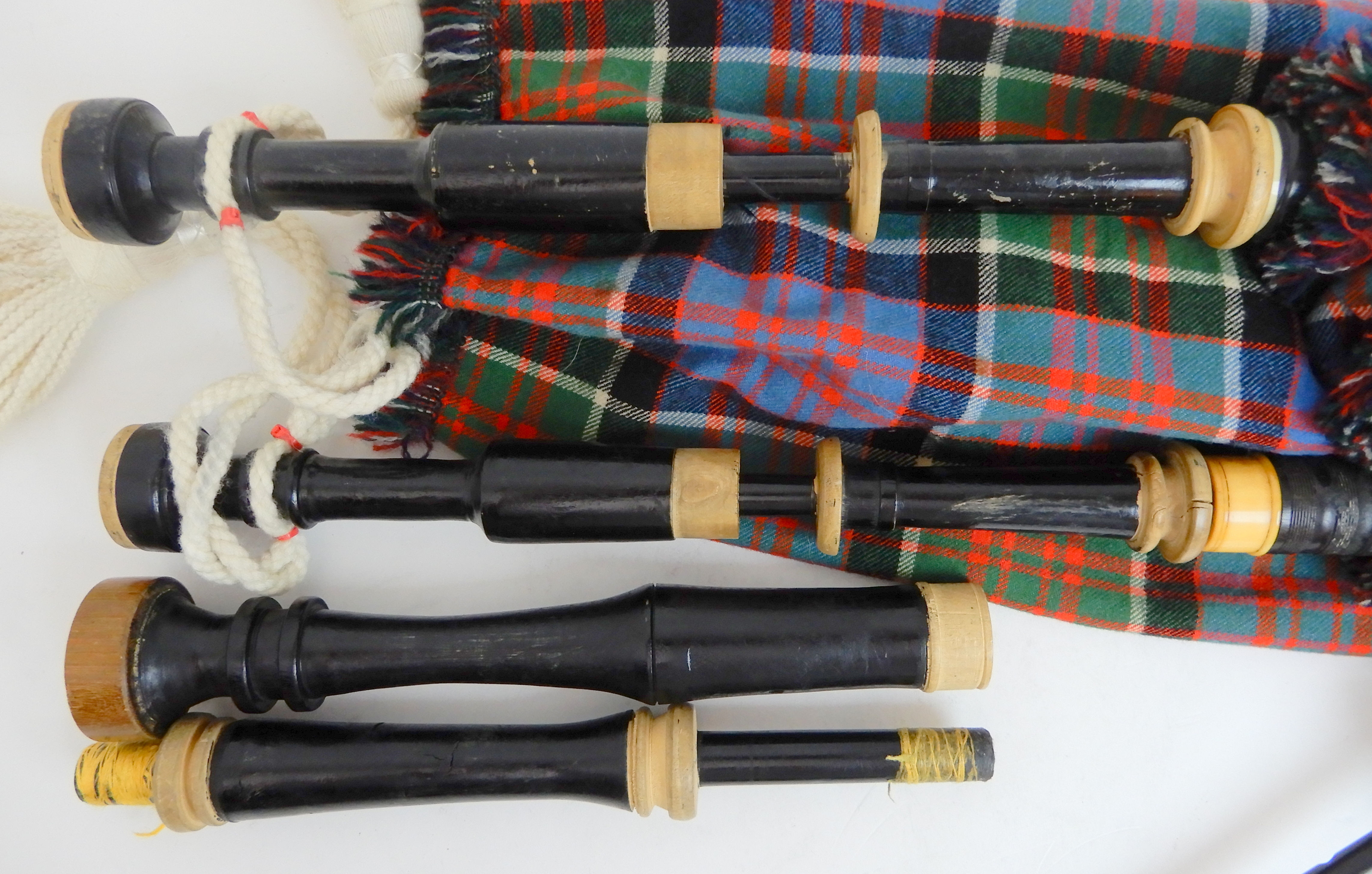 A part set of homemade bagpipes Condition Report: Available upon request - Image 2 of 5