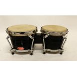 A st of Stagg BW-200 bongo drums in black Condition Report: Available upon request