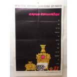 GREAT CATHERINE movie poster, 1968, horizontal and vertical folds, 105 x 68cm and SISTER BROTHER