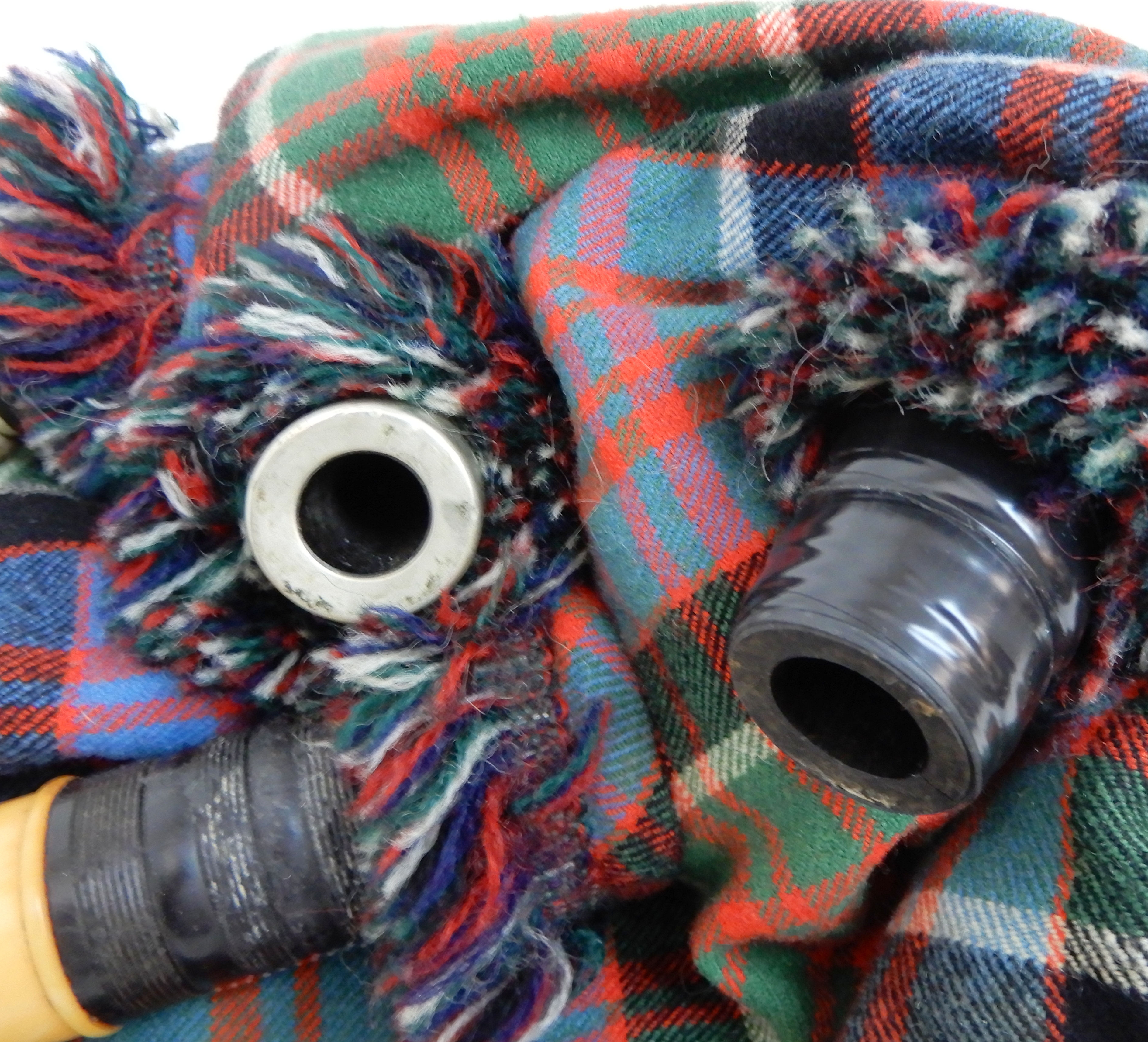 A part set of homemade bagpipes Condition Report: Available upon request - Image 3 of 5