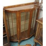 A walnut display cabinet Condition Report: Available upon request