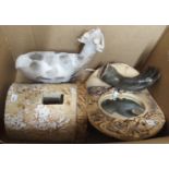 A box of ceramics Condition Report: Available upon request