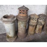 Four Chimney pots (4) Condition Report: Available upon request