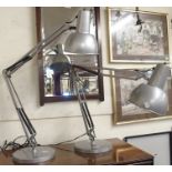 A pair of large Anglepoise desk lamps (2) Condition Report: Available upon request