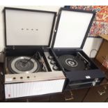 A Bush record player with Garrard 3500 turntable and a BSR record player (2) Condition Report: