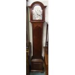 A mahogany Tempus Fugit grandmother clock Condition Report: Available upon request