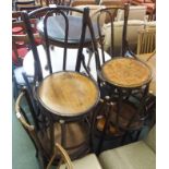 Six Bentwood chairs (6) Condition Report: Available upon request